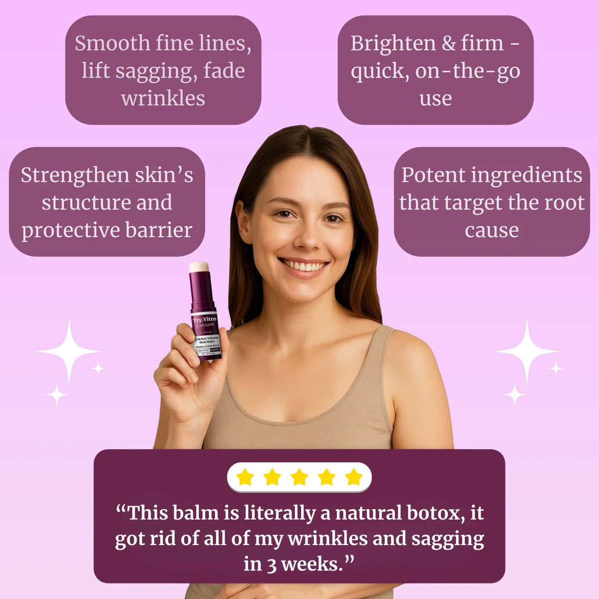 Premium Korean Calcium Multi Balm - Intensive Hydration and Skin Strengthening Stick