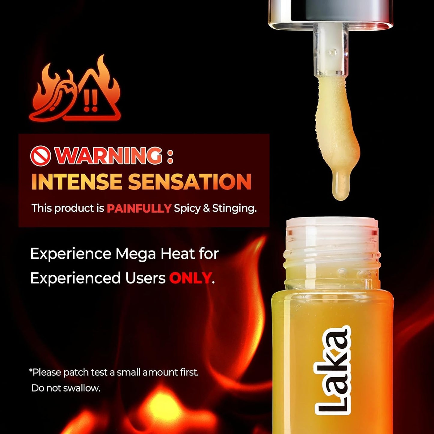 Spicy Lip Plumper - Maximum Extra Strength Volumizer Serum, Clear Glass-like High-Shine Gloss