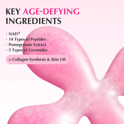 NAD+ Longevity Ritual: Peptide Boosting Serum & Cream Duo for Advanced Anti-Aging & Cellular Repair