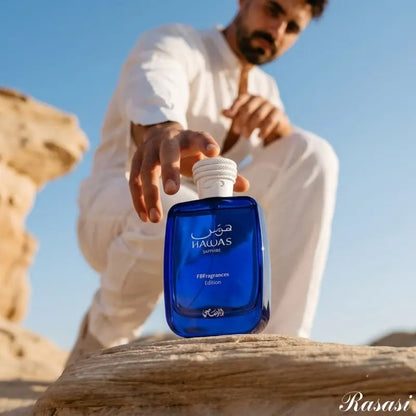 Premium Blue Edition Eau de Parfum Spray for Men, Long Lasting Masculine Fragrance 100ml (3.4 oz)