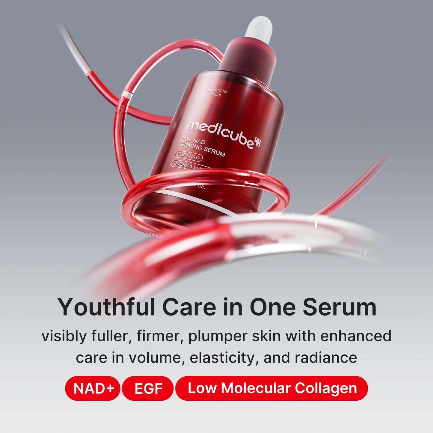 5-Step Longevity Anti-Aging Routine Set with PDRN, Volufiline, Collagen & NAD+ EGF