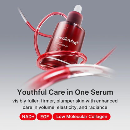 5-Step Longevity Anti-Aging Routine Set with PDRN, Volufiline, Collagen & NAD+ EGF