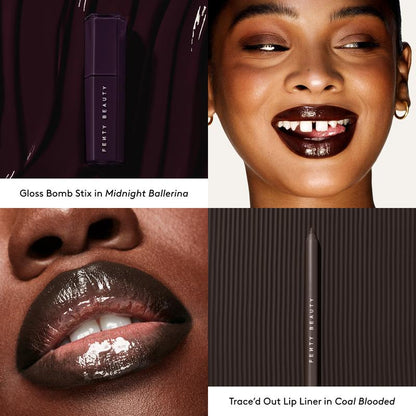 Longwear Lip Duo: Transfer-Resistant Creamy Lip Liner and High-Shine Gloss Stick Set