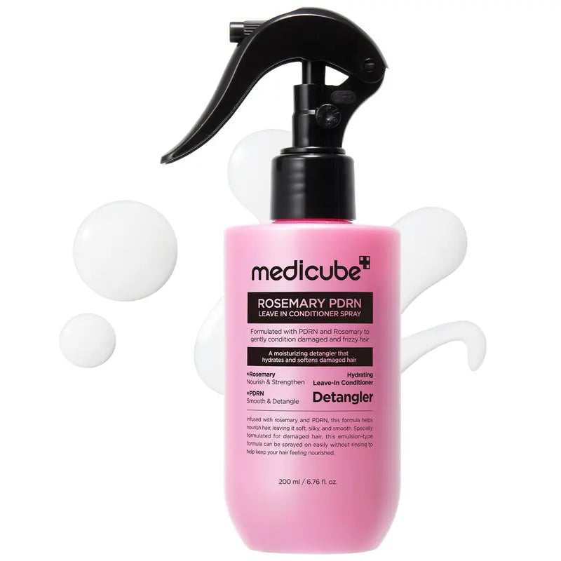Rosemary PDRN Leave In Conditioner Spray - Do-It-All Detangler & Heat Protectant