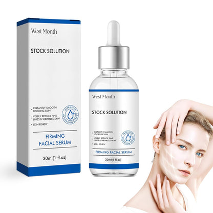 Firming Facial Serum - Deep Wrinkle Repair and Skin-Smoothing Stock Solution for All Skin Types