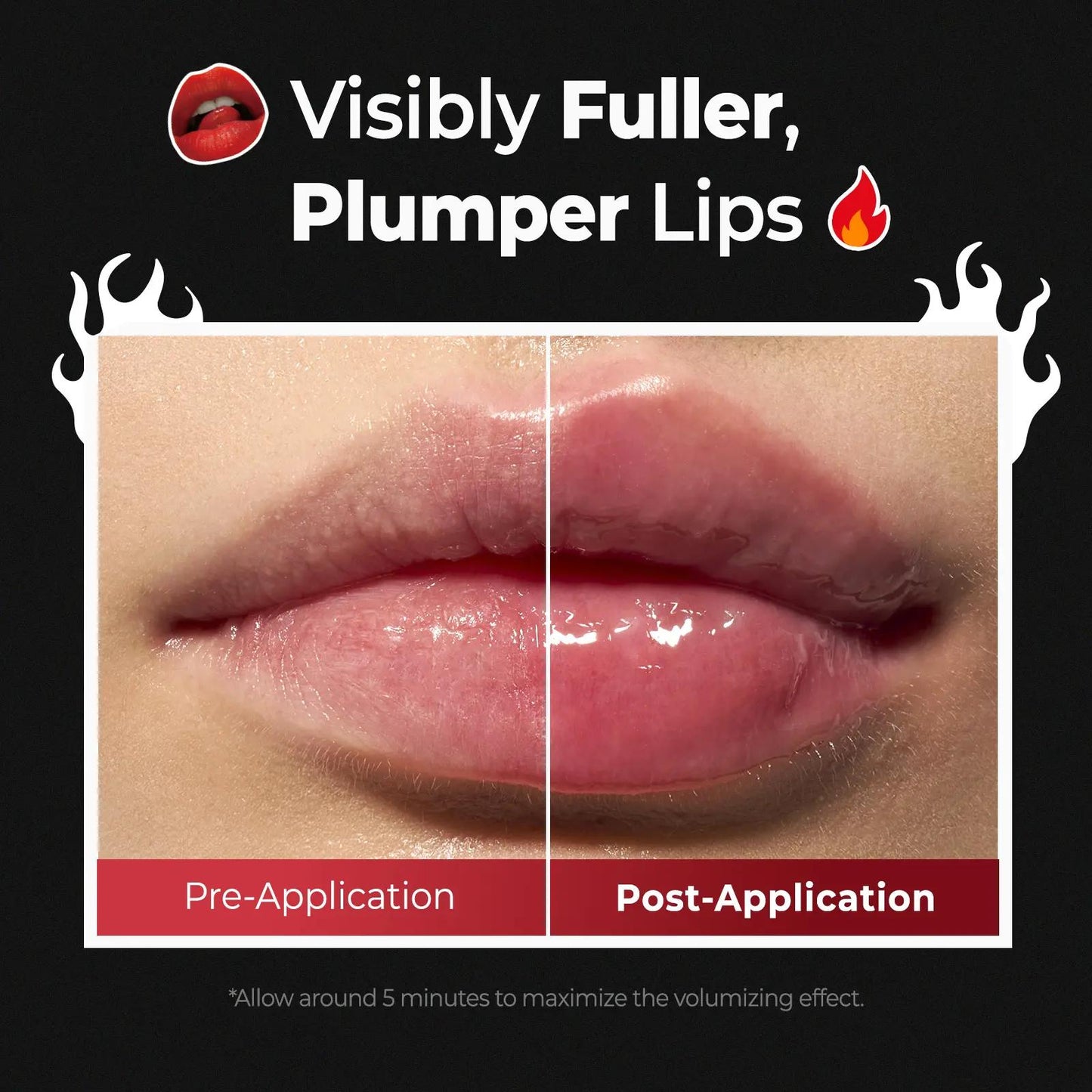 Spicy Lip Plumper - Fuller-Looking High-Shine Gloss, Non-Sticky Finish