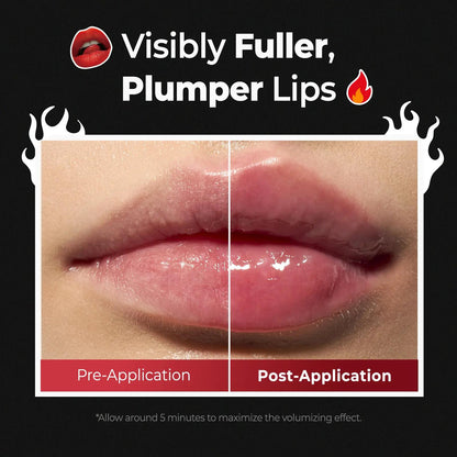 Spicy Lip Plumper - Fuller-Looking High-Shine Gloss, Non-Sticky Finish