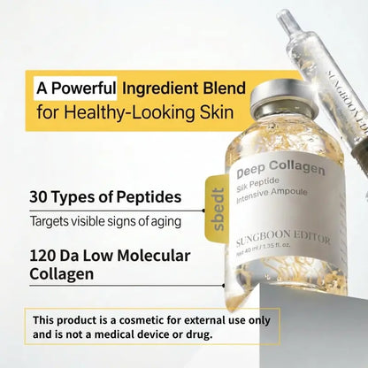 Lifting Ampoule for Wrinkle Care - Face-Lift Serum with Peptides & Deep Collagen (30ml)