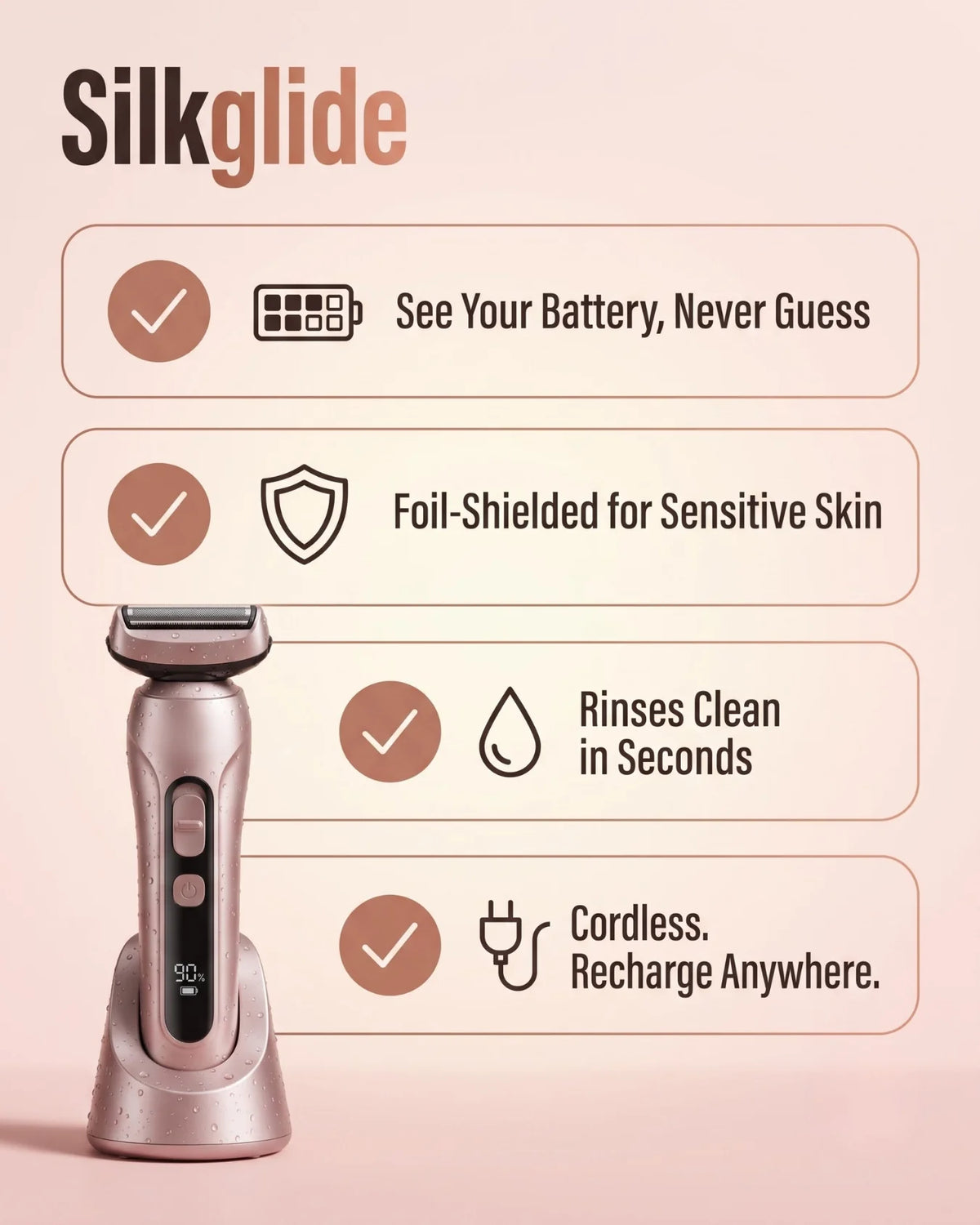 Waterproof Body Shaver for Ultra-Smooth Skin - Professional Grooming Tool