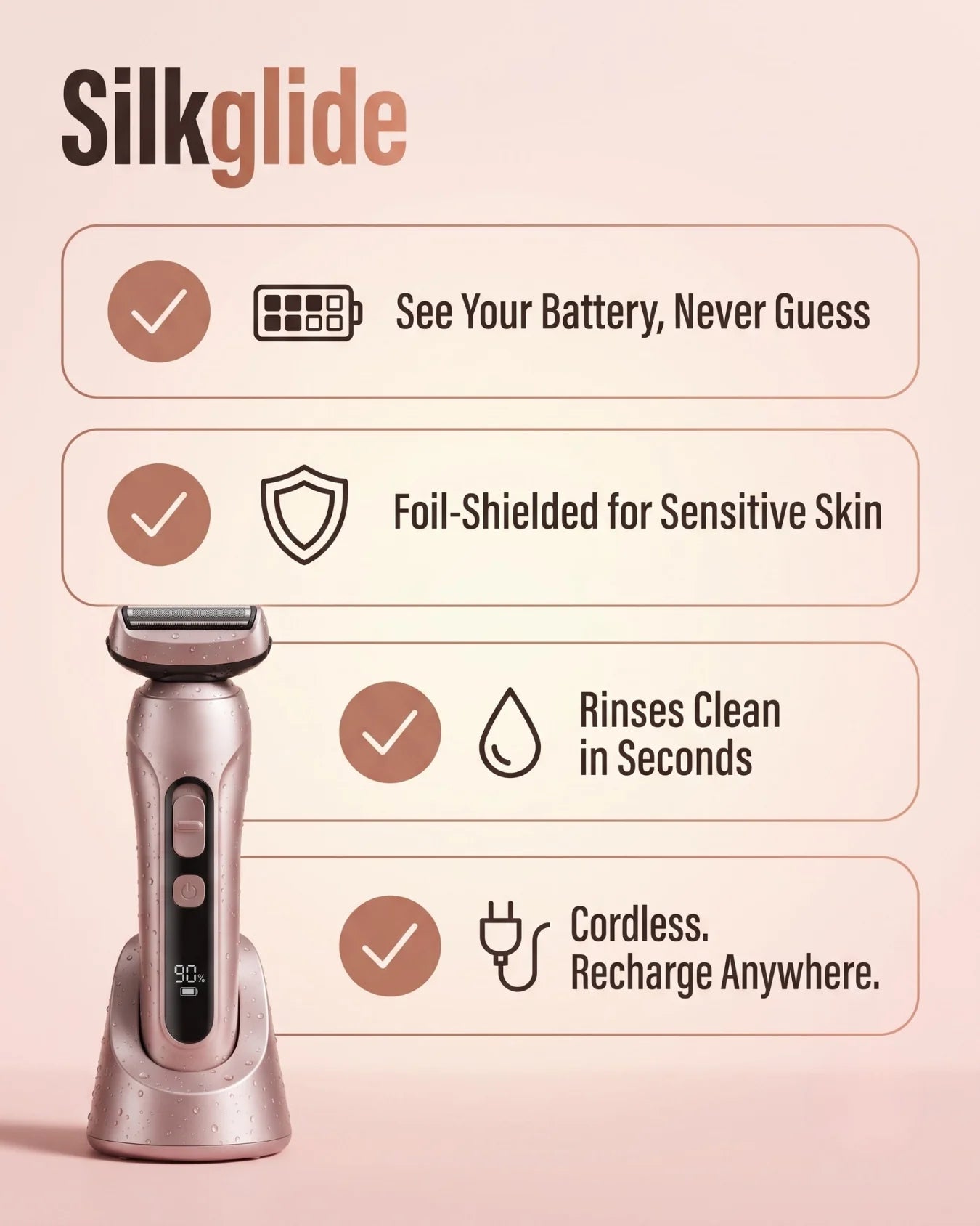 Waterproof Body Shaver for Ultra-Smooth Skin - Professional Grooming Tool