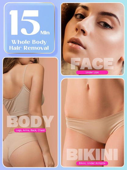 Professional IPL Hair Removal Device with Ice Cooling Function and 24J High Energy