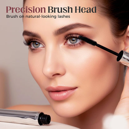 Mascara for Older Women 60 Plus, Volume and Length for Thinning Lashes, Waterproof Black