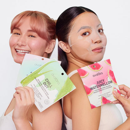 Avatara All-Stars 8-Pack Facial Sheet Mask Variety Pack | Clean K-Beauty Set for Dry, Sensitive, Uneven Skin | Gentle Moisture | Fragrance-Free, Paraben-Free & Cruelty-Free Korean Masks