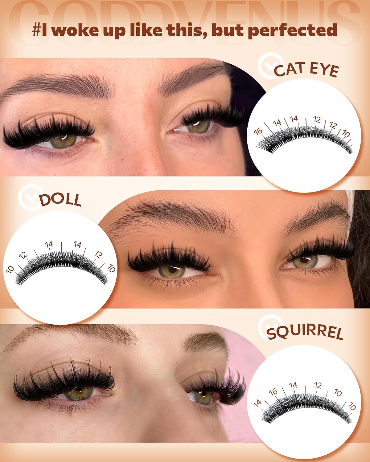 Goddvenus Manga Lash Clusters With Spikes Wispy Cluster Eyelash Extensions Fluffy Anime Eyelashes Clusters Reusable Faux Mink Fairy Individual Lash Extension (D Curve 12-18mm 204 pieces)