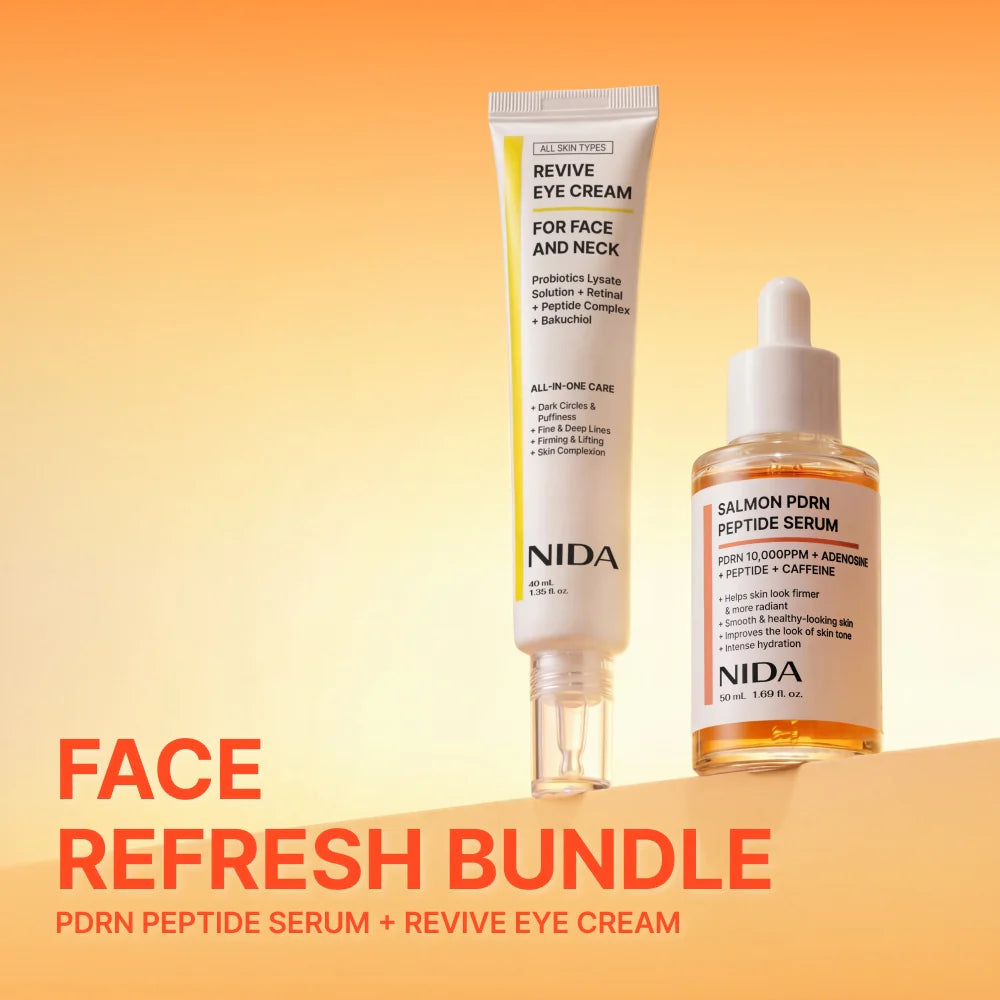 Face Refresh Bundle Salmon PDRN Peptide Serum + Revive Eye Cream Duo