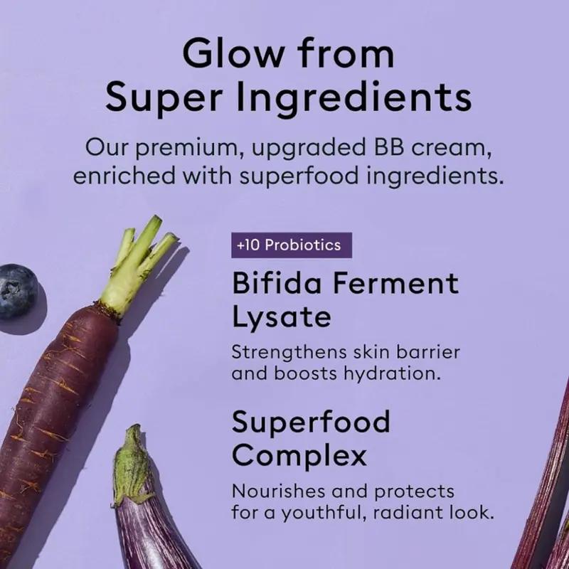 Serum-Infused BB Cream with Bifida Ferment Lysate - Anti-Aging Skin Tint & Foundation