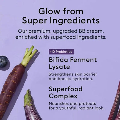 Serum-Infused BB Cream with Bifida Ferment Lysate - Anti-Aging Skin Tint & Foundation
