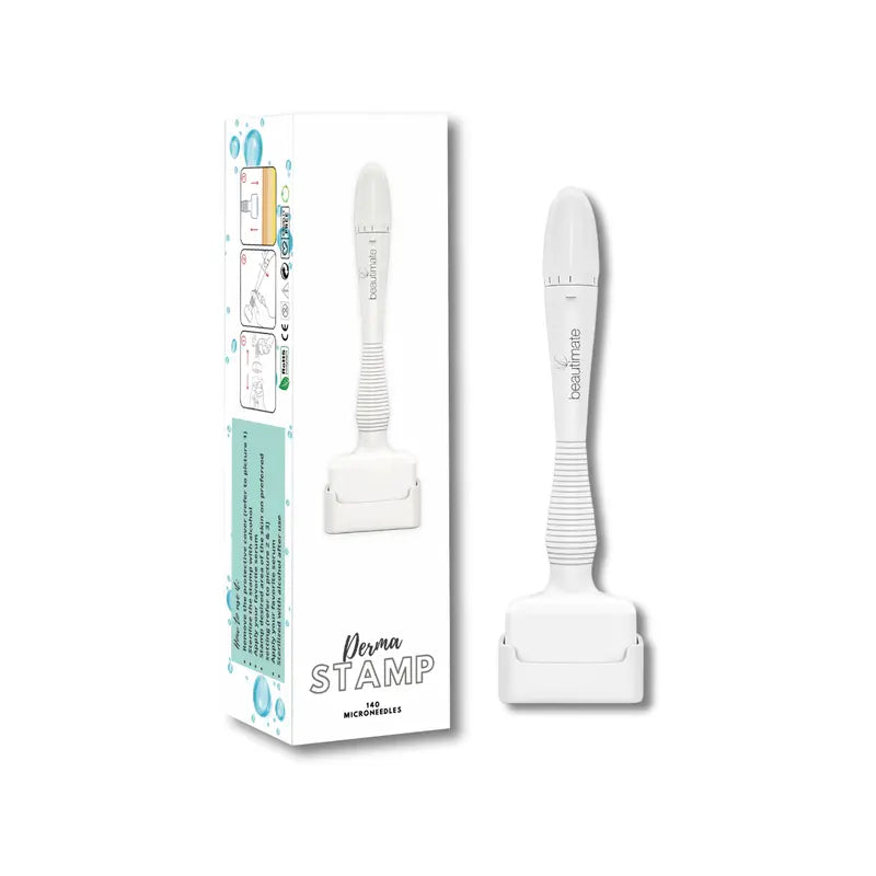 Adjustable Microneedling Derma Stamp - Professional Tool for Face, Hair and Beard