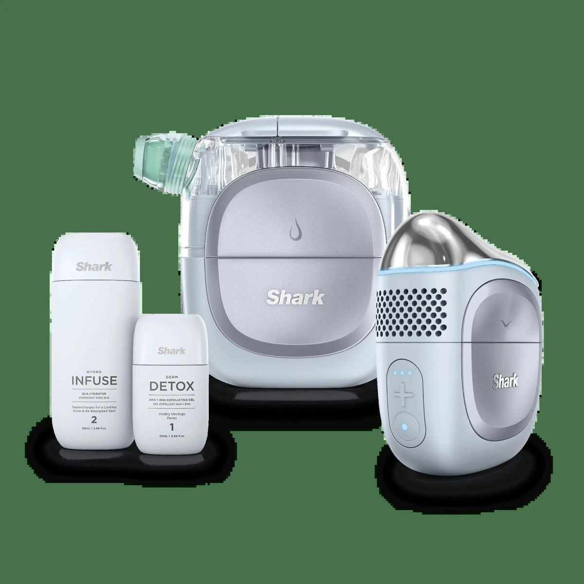 Glow At Home 2-in-1 Facial System - Professional Hydro-Extraction and Infusion Device