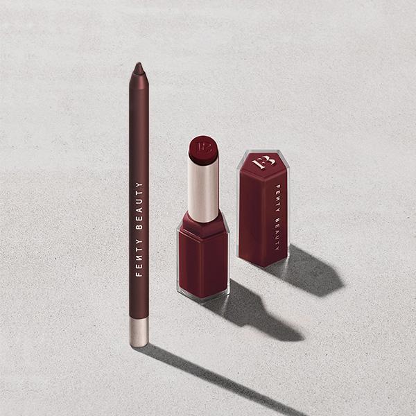 Longwear Lip Duo: Transfer-Resistant Creamy Lip Liner and High-Shine Gloss Stick Set