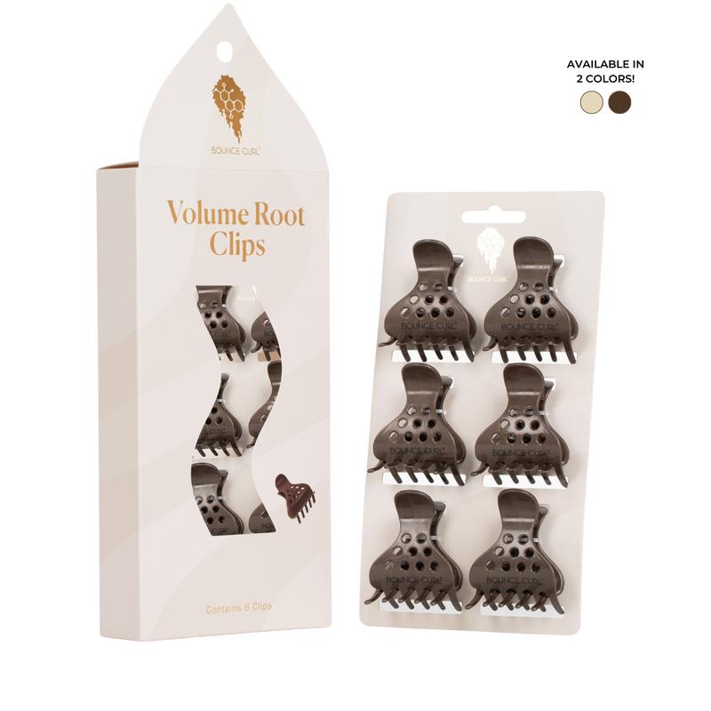 Volume Root Clips for Hair - Brown and Tan Styling Tools for Natural Lift