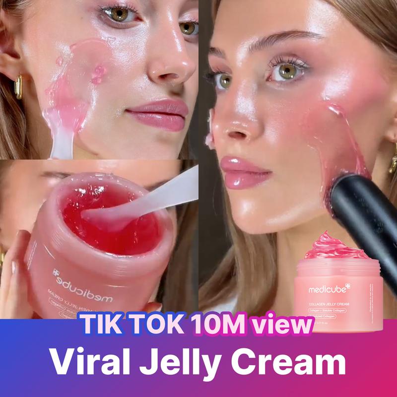 Collagen Niacinamide Jelly Cream - Instant Glow Booster Facial Moisturizer for Glass Skin