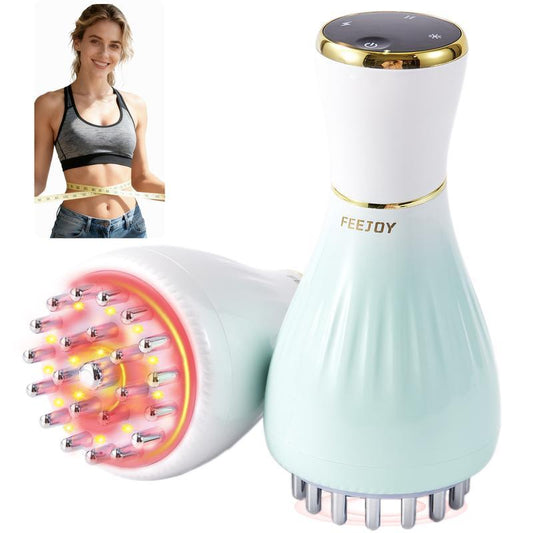 Handheld Sciatica Massager for Nerve & Hip Pain Relief with Red Light, Heat, and Vibration