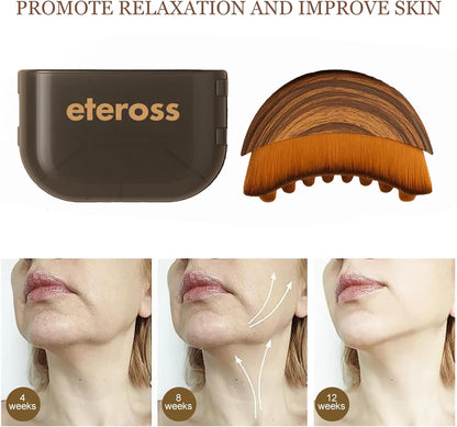 Lymphatic Contour Face Brush, Sculpting Tool for Drainage and Puffiness Reduction, Ultra Soft Bristles