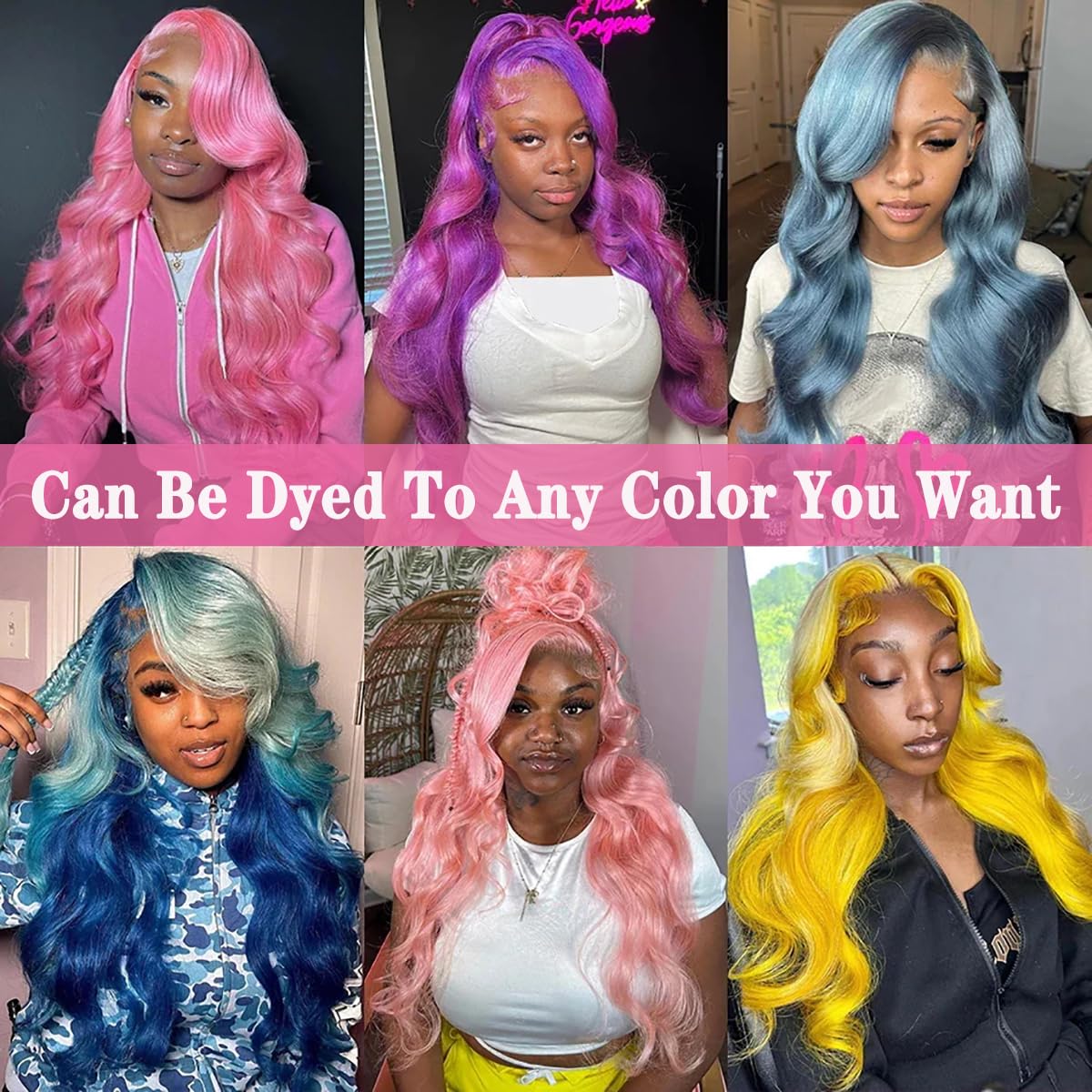 613 Blonde 13x6 Lace Front Wig Human Hair 28 Inch Body Wave 200% Density HD Transparent Lace