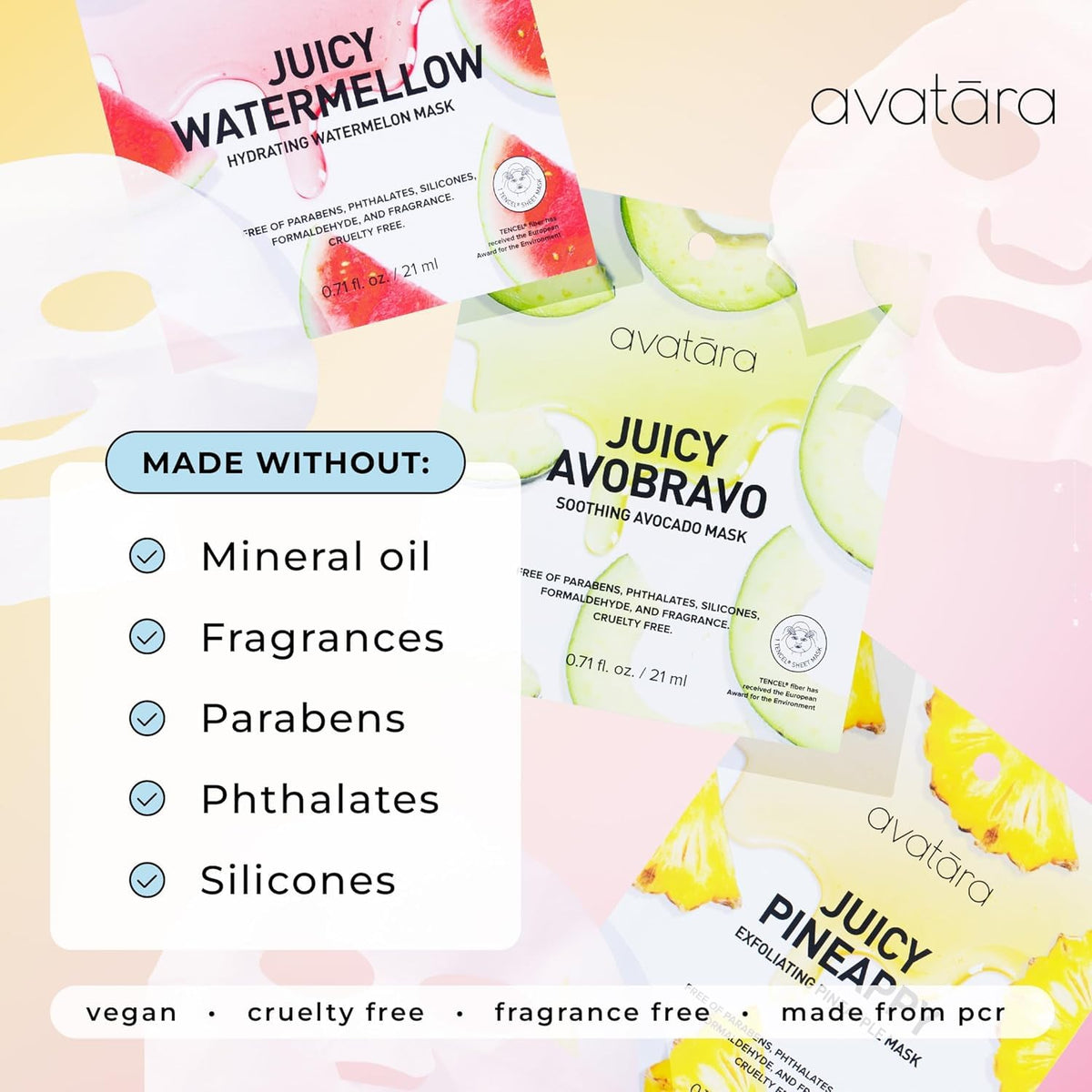All-Stars 8-Pack Facial Sheet Mask Variety Set | Clean K-Beauty for Sensitive Skin