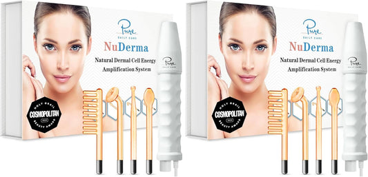 High Frequency Handheld Skin Therapy Wand Machine with 4 Neon Applicators for Anti-Aging and Tightening