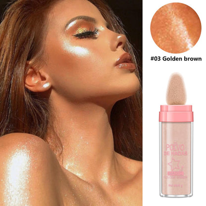 4 Color Fairy Dust Highlight Patting Powder - Full Body Contouring and Pearlescent Shimmer for Face and Eyes
