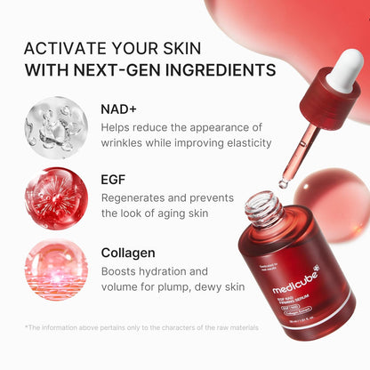 NAD EGF Firming Serum for Face & Neck - Anti-Aging with Peptide & Collagen