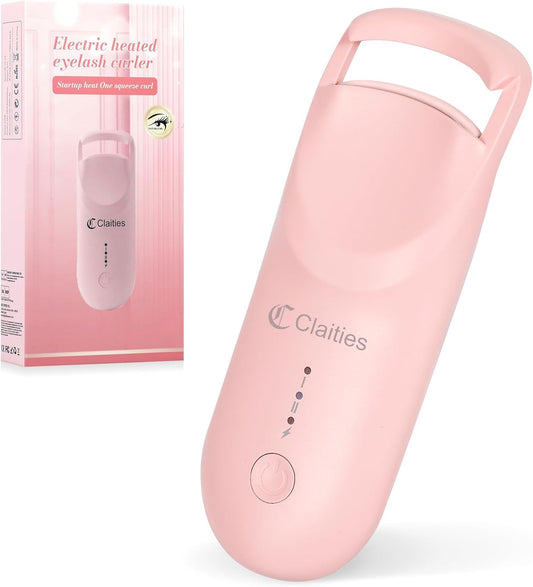 Heated Eyelash Curler - 10s Fast Heating, 24H Long-Lasting Natural Curl