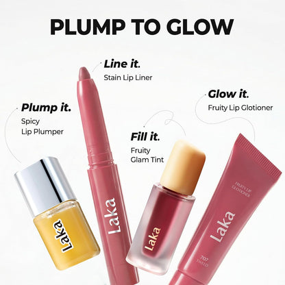 Spicy Lip Plumper - Maximum Extra Strength Volumizer Serum, Clear Glass-like High-Shine Gloss