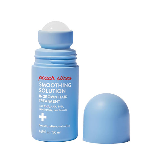 Smoothing Solution Ingrown Hair Treatment (1.69 oz) - BHA, AHA, PHA, Niacinamide, Licorice