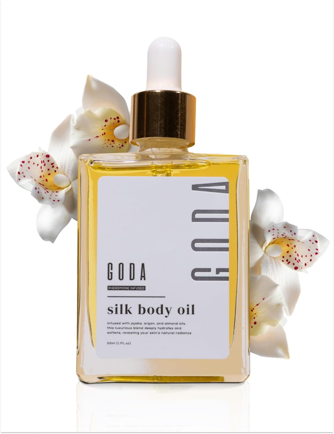 Silk Body Oil for Women - Firming Anti-Aging Moisturizing Formula for Crepey Skin