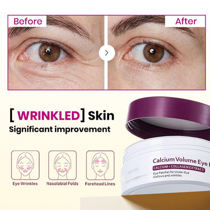60-Piece Anti-Aging Eye Patch & Multi Balm Set, Firming Hydration for Eyes, Face, Neck