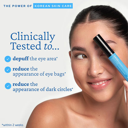 Award-Winning Cooling Eye Gel with Caffeine & Hyaluronic Acid for Puffiness & Hydration