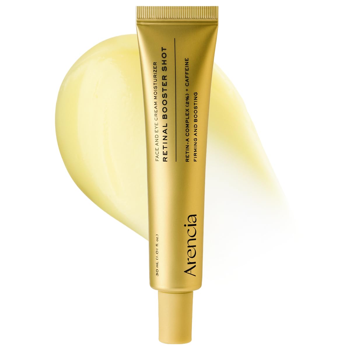 Retinal Booster Shot Serum, Firming Advanced Night Serum with Caffeine and Ectoin for Mature Skin