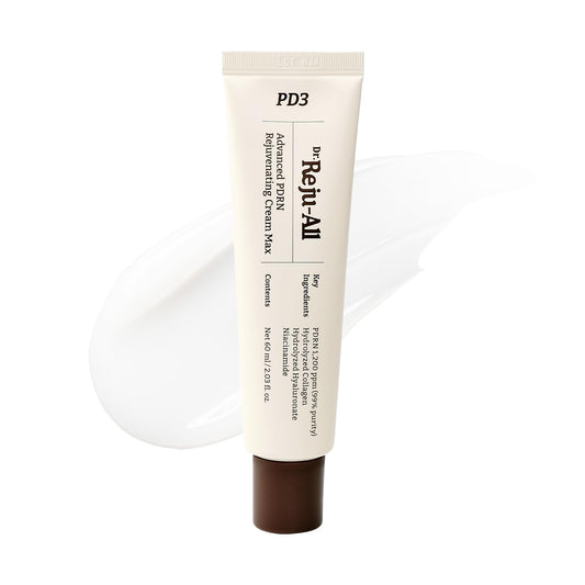 Dr.Reju-All Advanced PDRN Rejuvenating Cream Max – 99% Pure Salmon DNA Gel Type Face Moisturizer – Optimal 1200ppm for Glass Skin & Plumping – Korean Pharmacy Anti-Aging Skin Care Face Cream -2 Fl Oz