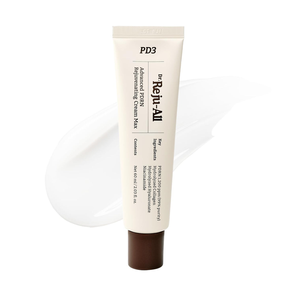 Advanced PDRN Rejuvenating Cream Max - 99% Pure Salmon DNA Gel Moisturizer for Glass Skin