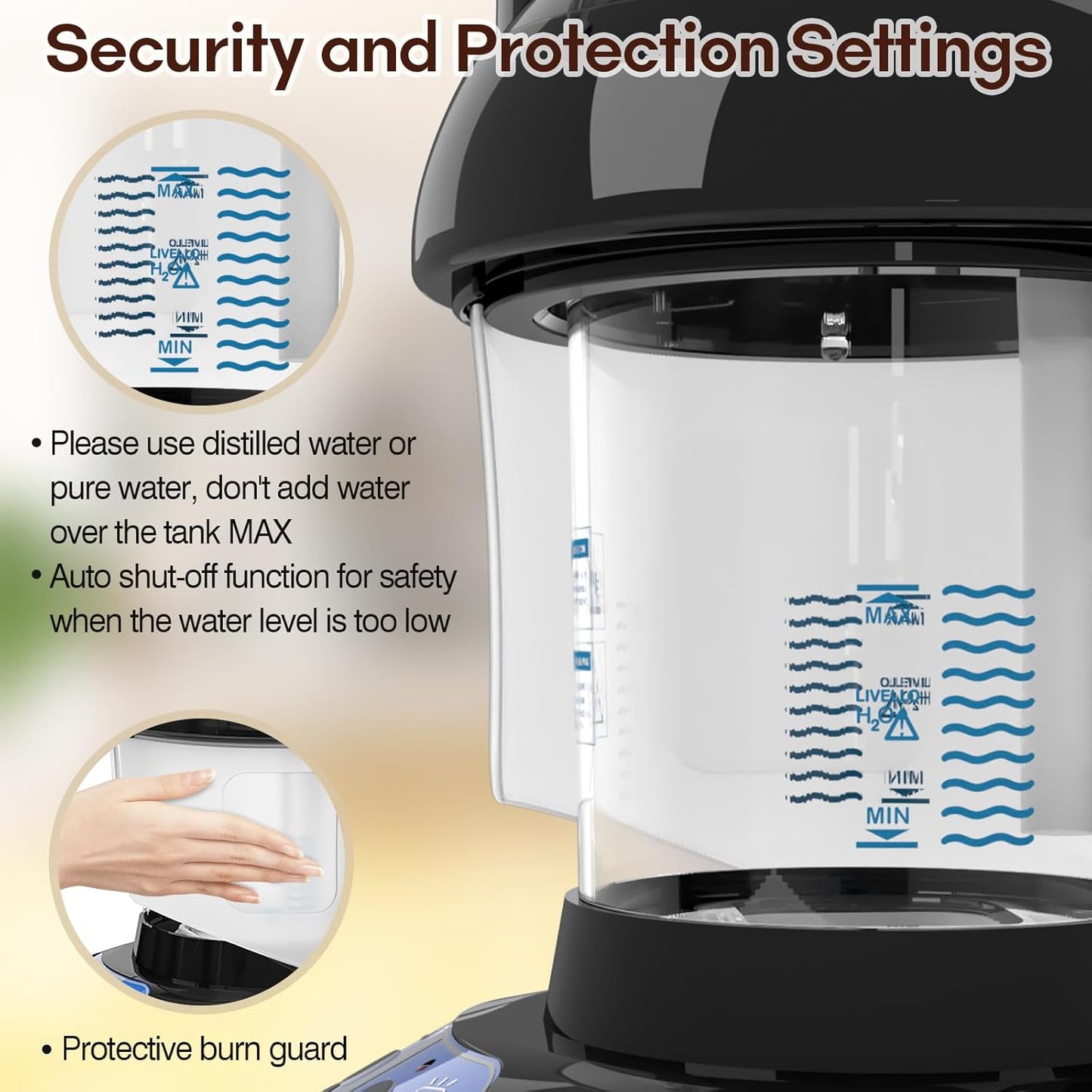 2 in 1 Ozone Facial and Hair Steamer for Personal Care at Home or Salon