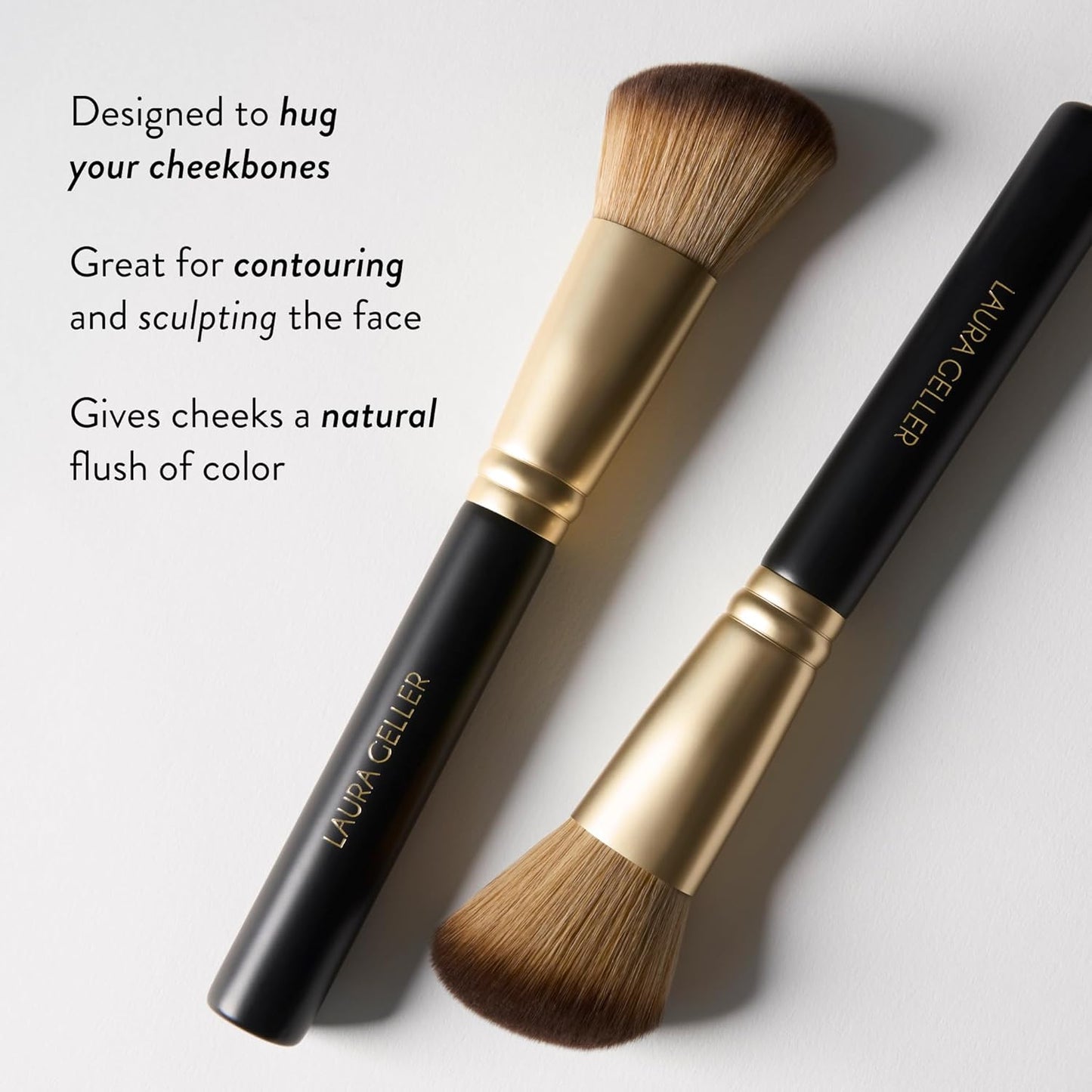 LAURA GELLER NEW YORK Cosmetic Professional Makeup Brushes - Cruelty-Free - 05 Full Face Brush Set 5pc