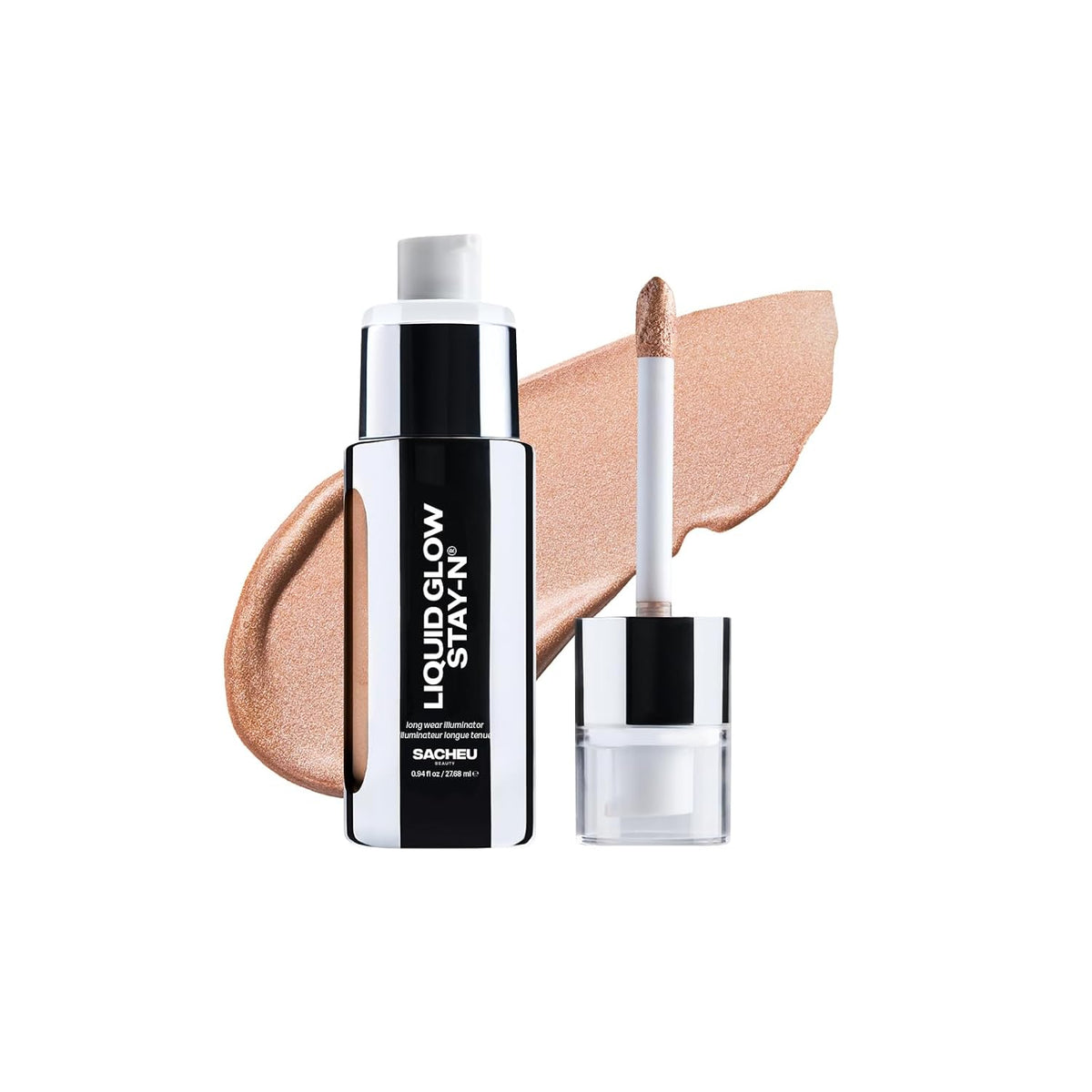 Liquid Glow Illuminator & Highlighter - 30ml Long Lasting Luminous Dewy Finish Makeup