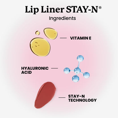 Peel Off Lip Liner Stain, Longwear Smudge-Proof Lip Tint in p-INKED (Jumbo Size)