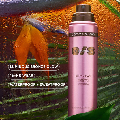 Waterproof Bronze Veil Setting Spray, Radiant Finish - Caramel Glow, 3.3 oz