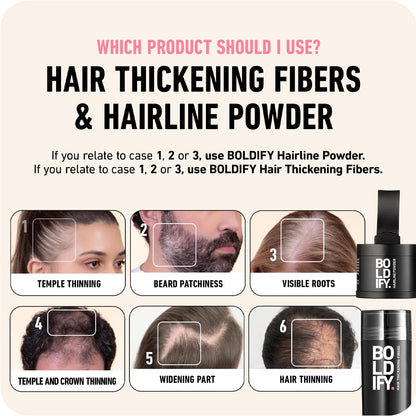 Hairline Powder and Root Touch Up Hair Color - Dark Brown, 4g Instant Coverage