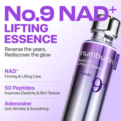 NAD+ Peptide Lifting Serum for Face and Body, Firming & Wrinkles, 50 Peptide Essence for Sagging Skin
