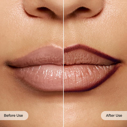 Smooth & Blendable Soft Matte Lip Contour Pencil for Shaping & Overlining - Waterproof & Long-Lasting